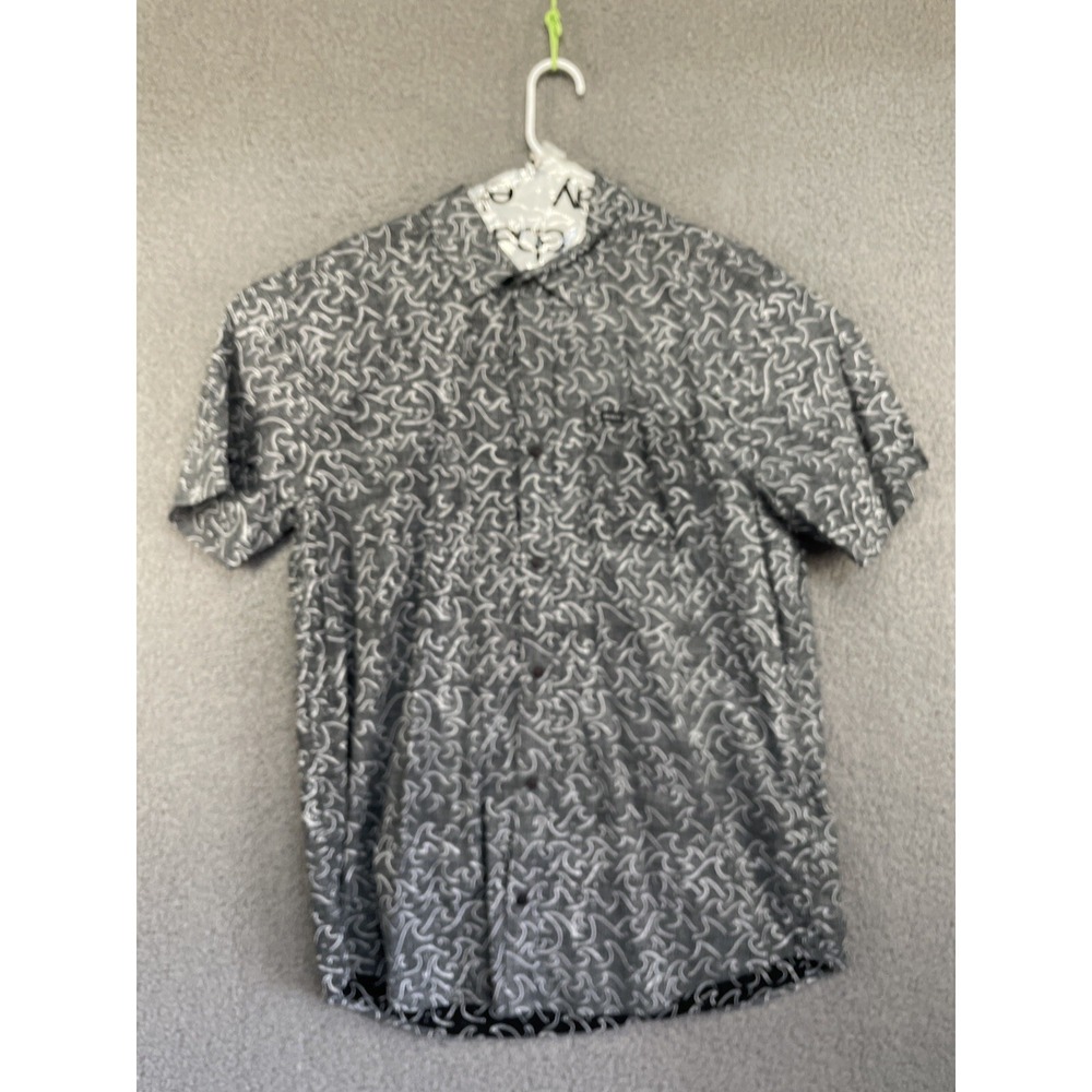 RVCA ‎ Dress Shirt Men's Size Large Multicolor Preppy Loose